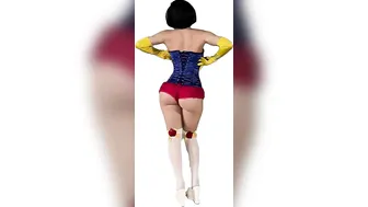 Snowhite [cultureburns] tiktok dance in lingerie ♥️♥️ #10