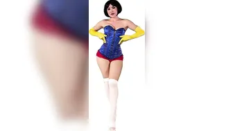 Snowhite [cultureburns] tiktok dance in lingerie ♥️♥️ #2