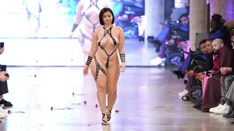 Black Tape Project | Kiarra Storm in Slow Motion 4k | LA Fashion Week 2024 #4