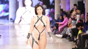 Black Tape Project | Kiarra Storm in Slow Motion 4k | LA Fashion Week 2024 #6