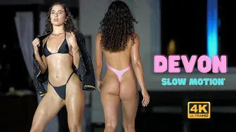 Devon in Bikini SLOW MOTION 4k | Art Basel Miami 2023