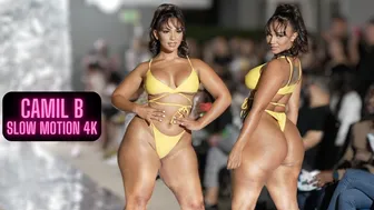 Camila Bernal in SLOW MOTION 4k | Art Basel /Bronzed Babe SwimWear Miami 2023 #1