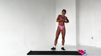 Get Sweaty with Mikaila's High-Intensity Tabata Workout in Bikini #8