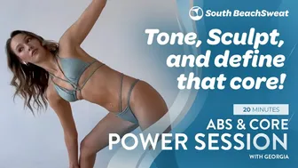 Sweat it Out with Georgia's 20-Minute Core and Abdominal Power Session