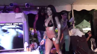 'Miss Cacklebery' Campground Bikini Contest - Port Orange Florida - Bike Week 2019 #3