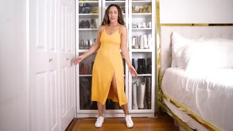 Stretchy Midsize Curvy Dresses Try On Haul w/ Halara [+ 15% OFF w/ code Meridethm15] #10