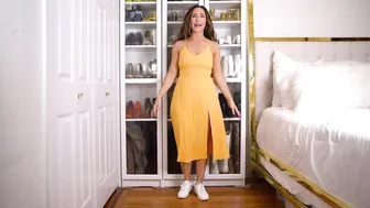 Stretchy Midsize Curvy Dresses Try On Haul w/ Halara [+ 15% OFF w/ code Meridethm15] #9