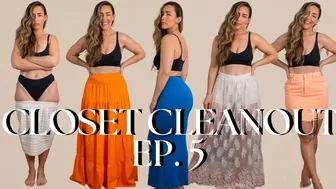 Closet Cleanout Ep. 5: SKIRTS | Curvy Midsize Size 8-10 #1