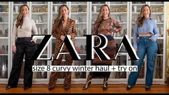 Realistic Zara Size M/L Winter Haul & Try On