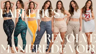 Fabletics/Revolve/Maniere de Voir SALE Haul on a Curvy 8/10 Body