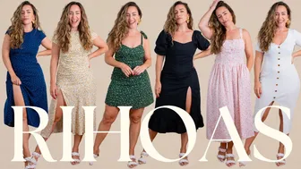 Curvy + Midsize @rihoas Dresses Try On | Size Medium [+ 20% OFF code: Merideth]