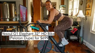 Yesoul G1 Elephant 32” HD Bike (Peloton Dupe) for $699: Full Review