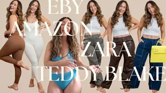 Baggy Zara Pant Finds for Curvy Girls + Best Amazon Jumpsuit [Teddy Blake Bag + Eby Vday Deal!]