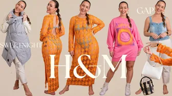 Size 8/10 Spring H&M Try-On Haul [ft. @sweetnightsleep Heated Wearable Blanket]