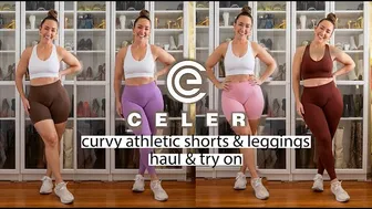 Celer Curvy Athletic Shorts and Leggings Haul & Try On [available on Amazon!!] #1