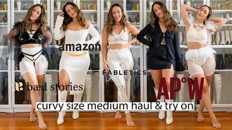 Curvy Size Medium Haul & Try On [w/ APOW & Baed Stories] #1