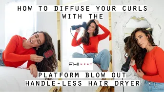 How to Diffuse Your Curls with the FHI Heat Platform Blow Out Handle-Less Blow Dryer