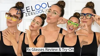 Zeelool Rx Glasses Review & Try On [+10% OFF code MeridethMorgan]