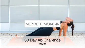 Merideth Morgan's 30 Day Ab Challenge - Day 29 [10 MIN INTENSE AB WORKOUT // No Equipment]