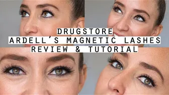 *MIND BLOWN* Drugstore Ardell's Magnetic Eyelashes Review & Tutorial #1