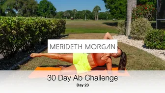 Merideth Morgan's 30 Day Ab Challenge - Day 23 [10 MIN INTENSE AB WORKOUT // No Equipment]