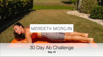 Merideth Morgan's 30 Day Ab Challenge - Day 13 [10 MIN INTENSE AB WORKOUT // No Equipment]