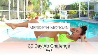 Merideth Morgan's 30 Day Ab Challenge Day 2 [10 MIN INTENSE AB WORKOUT // No Equipment]