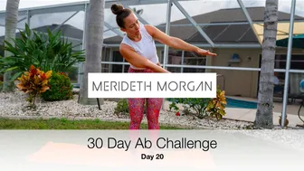 Merideth Morgan's 30 Day Ab Challenge - Day 20 [10 MIN INTENSE AB WORKOUT // No Equipment] #1