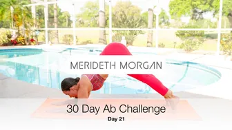 Merideth Morgan's 30 Day Ab Challenge - Day 21 [10 MIN INTENSE AB WORKOUT // No Equipment] #1