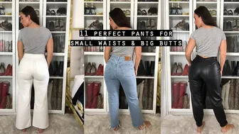 11 Perfect Pants for Small Waists & Big Butts #1