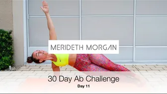 Merideth Morgan's 30 Day Ab Challenge - Day 11 [10 MIN INTENSE AB WORKOUT // No Equipment] #1