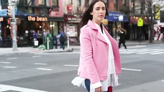 Stylist Picks: Pink Jacket & White Boots #9