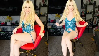 Taylor Mae tries on lace transparent two-piece lingerie by Avidlove | PREVIEW