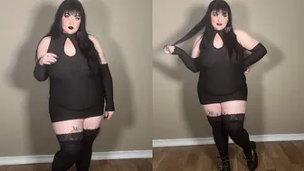 Amadea's Stockings Adventure: Neoviancia Plus Size Thigh High Stockings Try-On