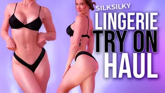 SILKSILKY - Lingerie Try On Haul (2023)