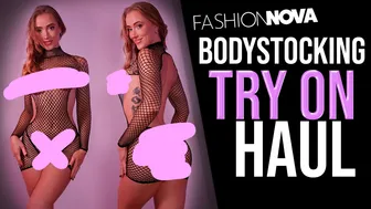 FashionNova - Fishnet BodyStocking Try On Haul! (2022)