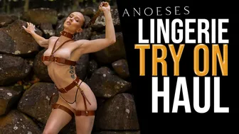 Anoses - Lingerie Try On Haul.. Try In Front Of Camera! (2024)