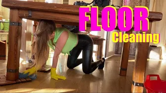 Floor cleaning routine | HAND CLEANING