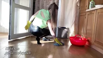 Floor cleaning routine | HAND CLEANING #8