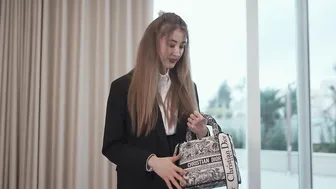 KatiaBang Dior Bag Unpacking | Dior Book Tote Bag #8