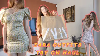 KatiaBang Zara Outfits Try On Haul | ZARA SALE HAUL 2022