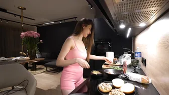 KatiaBang Cooking Stream #3 - How to make Homemade Burgers? #9