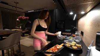 KatiaBang Cooking Stream #1 - How to make Healthy Dessert? #1