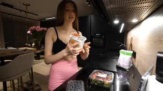 KatiaBang Cooking Stream #1 - How to make Healthy Dessert? #8