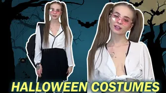 Try on Halloween costumes | You won't believe how I transformed my outfits