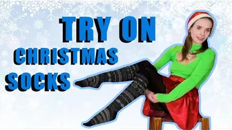 Jolly Sock Try-On Extravaganza: Stepping into the Spirit of Christmas!