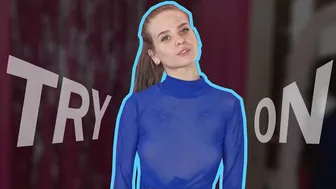 Try on Transparent Long Sleeves: What Will They Look Like Without a Top And Bras?