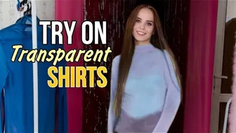 Bold choice: Try On shirts with transparent elements