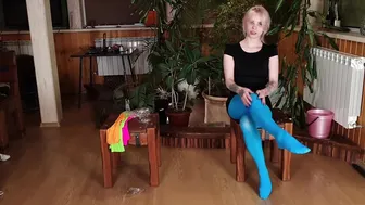 NEON TIGHTS TRY ON #3