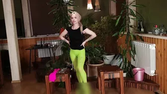 NEON TIGHTS TRY ON #7